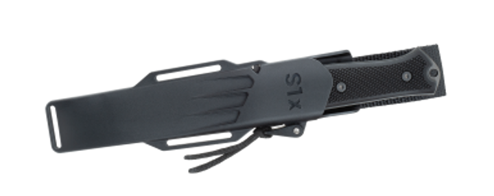 Нож Fallkniven "S1 Forest Knife X black", zytel ножны, сталь Lam. CoS - изображение 2