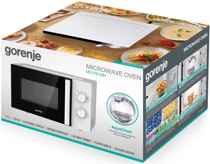 Мікрохвильовка Gorenje MO17E1WH - зображення 12