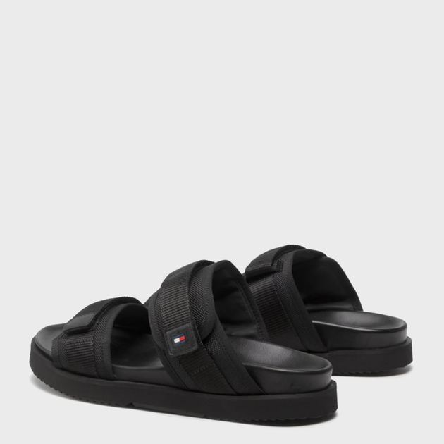 Sandały męskie Tommy Hilfiger M0FM04118BDS 41 Czarne (8720116781465) - obraz 3