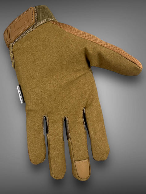Тактические перчатки закрытые Ultimatum М койот - изображение 2