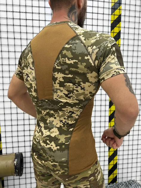 Тактична чоловіча футболка, що дихає XL піксель - зображення 2
