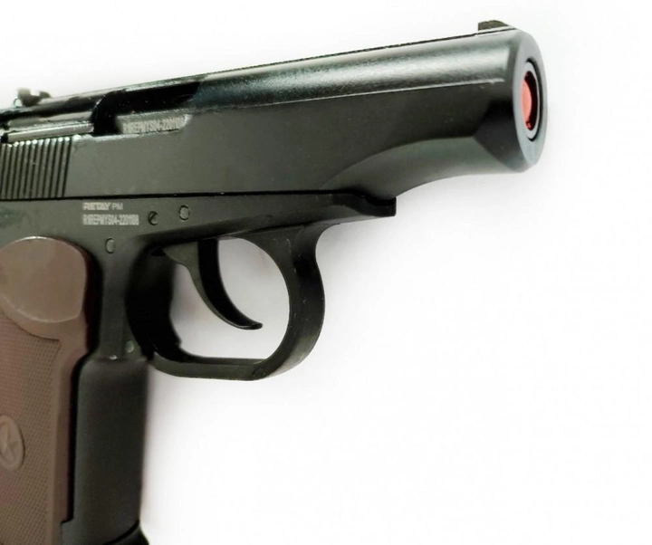 Стартовый шумовой пистолет RETAY Makarov + 20 шт холостых патронов (9 mm) - изображение 2