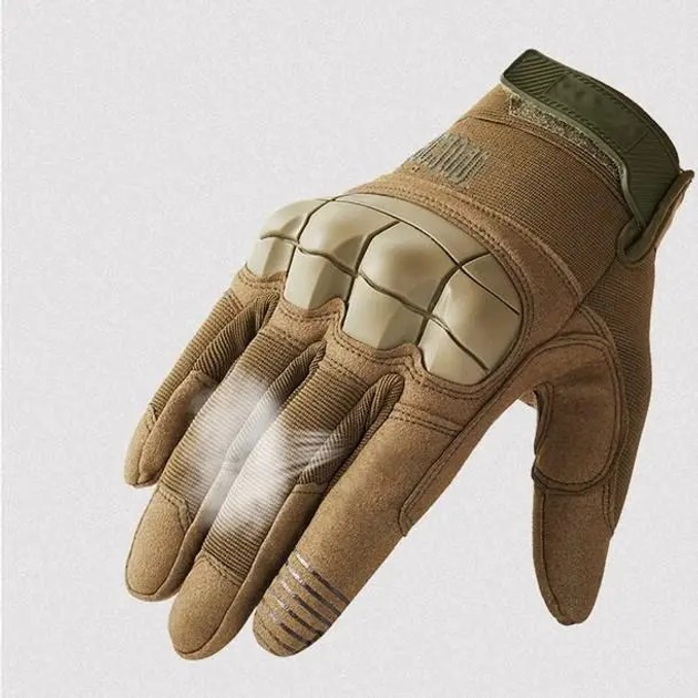 Тактичні рукавиці Повнопалі M-Pact 3 захисні Mechanix MX-FIT M Coyote - зображення 2
