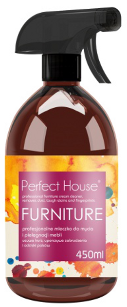Mleczko do mycia i pielęgnacji mebli Perfect House Furniture profesjonalne 450 ml (5902305000943) - obraz 1