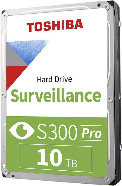 Жорсткий диск Toshiba S300 Pro Surveillance 7200RPM 256MB 3.5'' 10TB SATA III (HDWT31AUZSVA) - зображення 2
