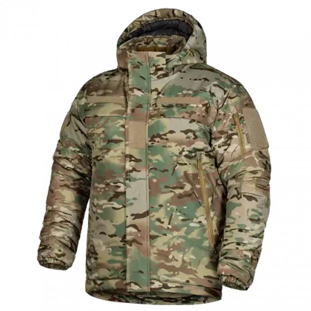 Зимняя мужская куртка Patrol System 3.0 Dewspo RS Мультикам 2XL Kali AI417 с капюшоном ветронепродуваемая и водонепроницаемая повседневная на замке - изображение 2