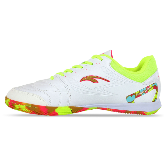 Обувь для футзала мужская Maraton 230439-1 размер 44 White-Neon Green ...