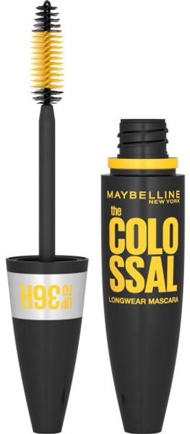 Водостійка туш для вій Maybelline New York Colossal Longwear 36h Mascara 01 Black 10 мл (0000030166974) - зображення 1