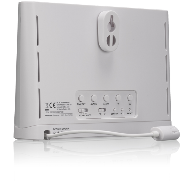 Метеостанція Bresser 5-in-1 Comfort Weather Center White (7002550GYE000) - изображение 4