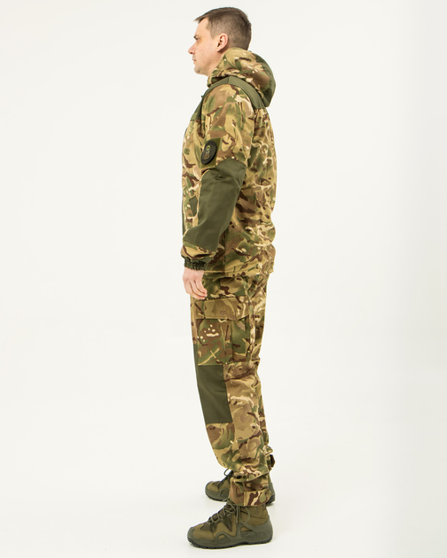 Костюм камуфляжний Гірка мультикам демісезонний, тканина саржа, куртка на флісі 56 - зображення 2