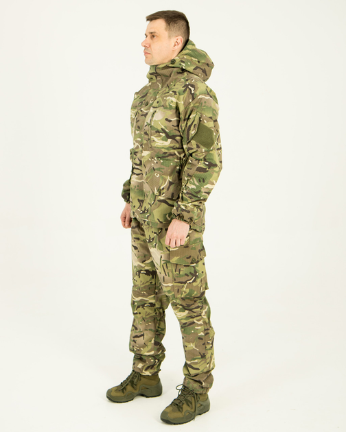 Костюм Горка камуфляжный Мультикам рипстоп, куртка с капюшоном 52/54 - изображение 2