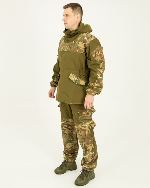 Костюм Гірка камуфляжна олива мультикам, штани з підтяжками 60 - зображення 2