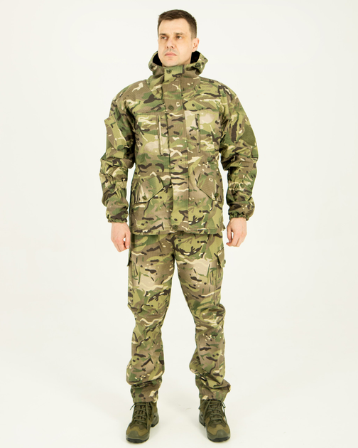 Костюм Горка камуфляжный Мультикам рипстоп, куртка с капюшоном 48/50 - изображение 1