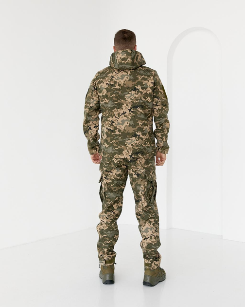 Костюм демисезонный Пиксель куртка и брюки, утепленный комплект из водоотталкивающей ткани 50 - изображение 2