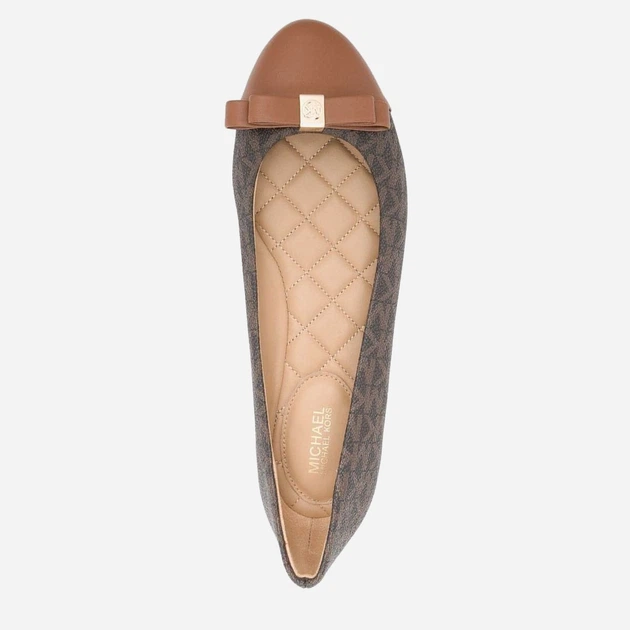 Жіночі балетки Michael Kors MKO40R3ANFP1B-200 38 Коричневі (196238570306) - зображення 4