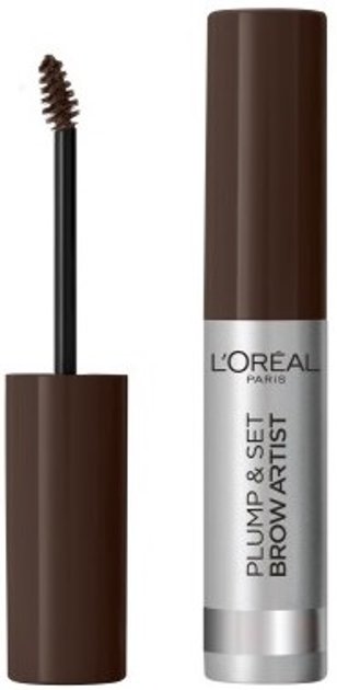 Tusz do brwi L'Oreal Paris Brow Artist Plump & Set 108 Dark Brunette 4.9 ml (3600523755288) - obraz 1