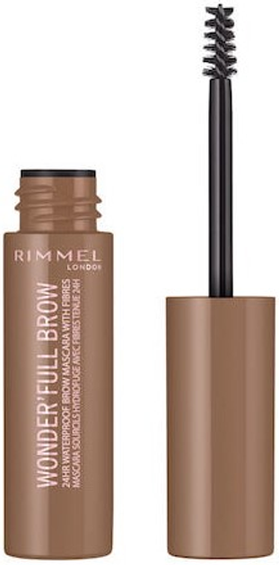 Туш для брів Rimmel Wonderfull Brow 1 Light 4.5 мл (3614227537286) - зображення 1