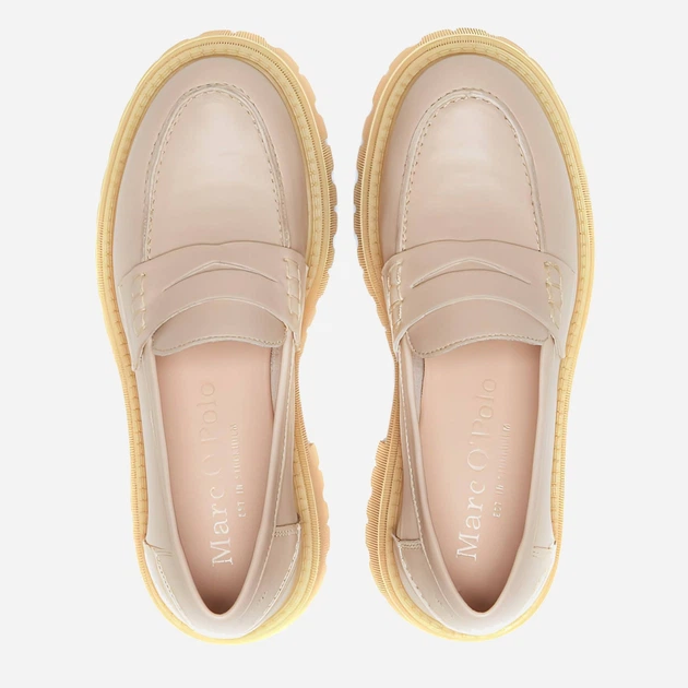 Жіночі лофери зі шкіри MARC O'POLO MPO30113513201101718 38 Бежеві (4064931659207) - зображення 3