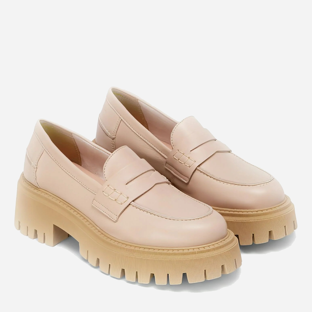 Loafersy skórzane damskie MARC O'POLO MPO30113513201101718 39 Beżowe (4064931659214) - obraz 2