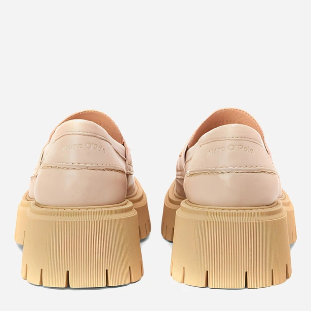 Loafersy damskie skórzane MARC O'POLO MPO30113513201101718 39 Beżowe (4064931659214) - obraz 4