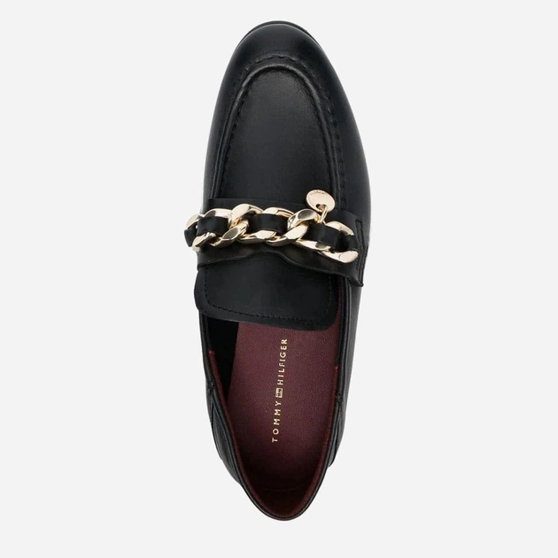 Lordsy damskie skórzane Tommy Hilfiger THIFW0FW06843BDS 37 Czarne (8720642338003) - obraz 4