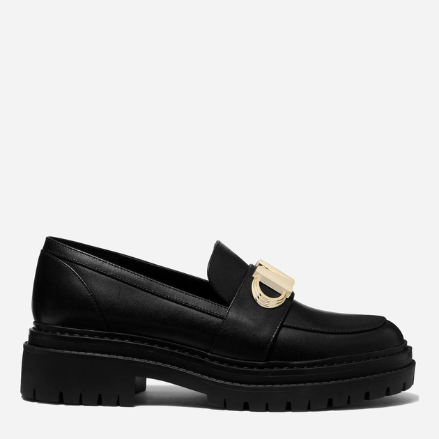 Loafersy skórzane damskie Michael Kors MKO40F2PKFP1L-001 37 Czarne (196238221970) - obraz 1