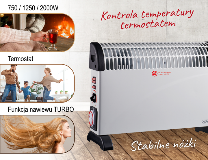 Konwektor Mesko MS 7741w - obraz 10