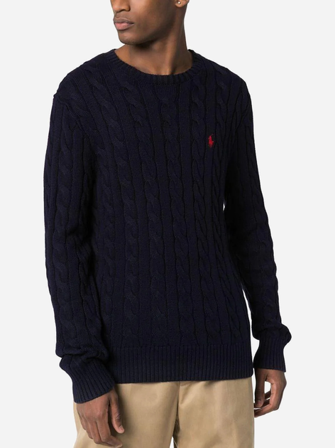 Sweter męski bawełniany Polo Ralph Lauren PRL710775885001 XXL Niebieski (3615739528052) - obraz 1