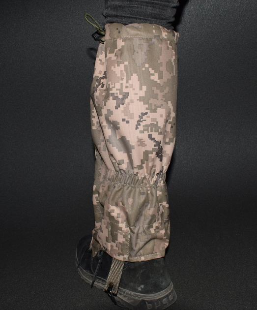 Гамаші – бахіли тактичні, військові захисні водонепроникні з мембранної тканини L (Розмір взуття 43-45) - зображення 2