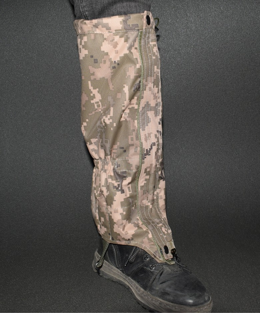 Гамаши – бахилы тактические, военные защитные водонепроницаемые из мембранной ткани XL (Размер обуви 46-47) - изображение 1