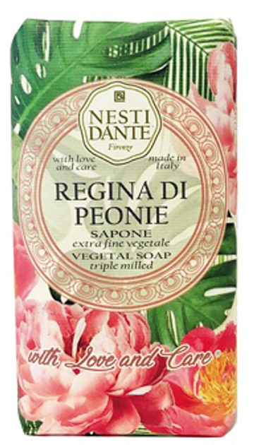Mydło naturalne toaletowe Nesti Dante Regina Di Peonie Sapone Piwonia 250 g (837524003664) - obraz 1