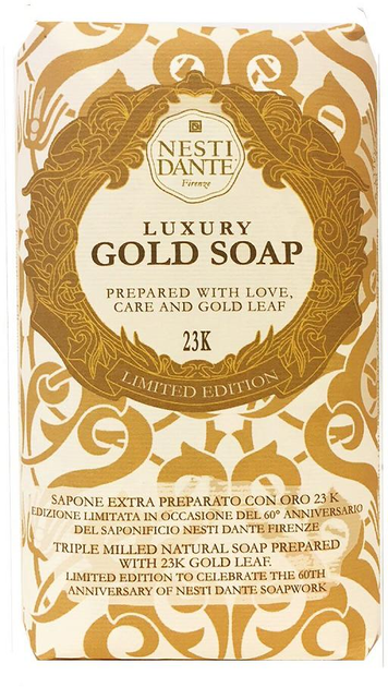 Mydło toaletowe Nesti Dante Luxury Gold Soap 250 g (837524000830) - obraz 1