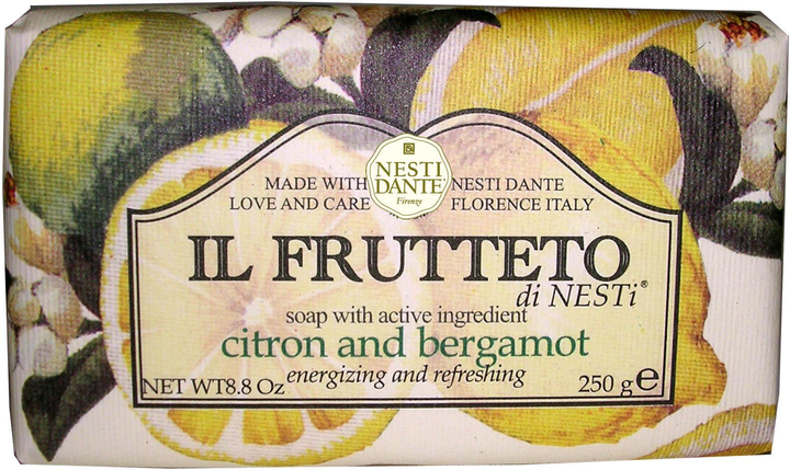 Mydło Nesti Dante Il Frutteto na bazie cytryny i bergamotki 250 g (837524000021) - obraz 1