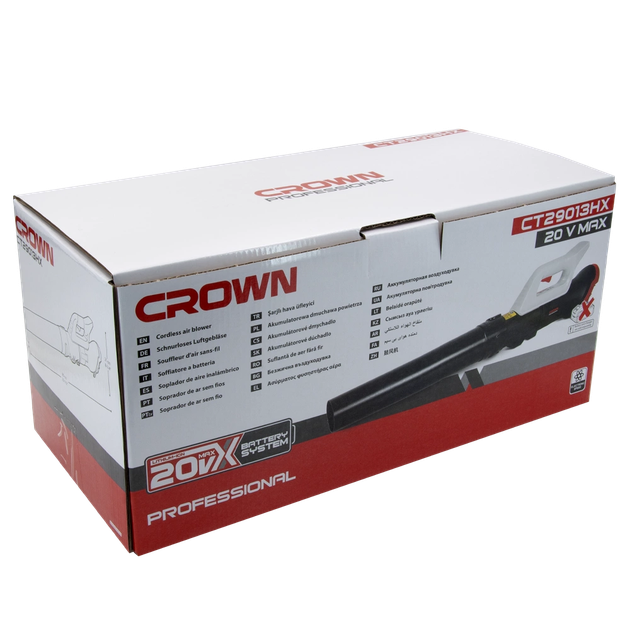 Воздуродувка аккумуляторная CROWN CT29013HX - изображение 7