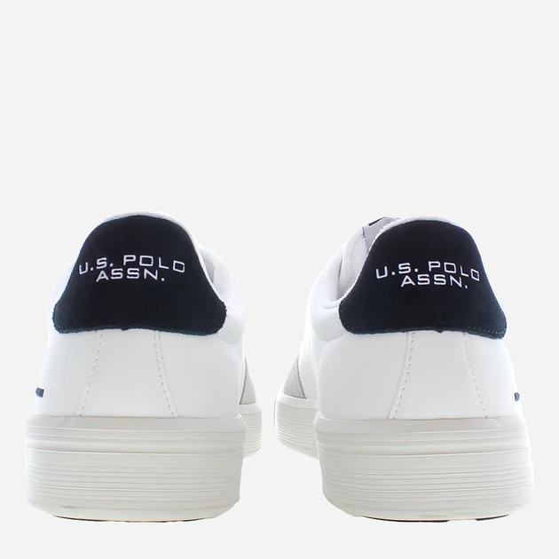 Чоловічі кеди низькі U.S. Polo Assn USPBRYAN002M-WHI 45 Білі (8055197374948) - зображення 5