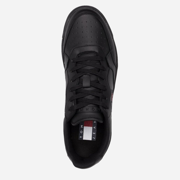 Sneakersy męskie do kostki Tommy Jeans THIEM0EM00900BDS 43 Czarne (8720116193930) - obraz 4