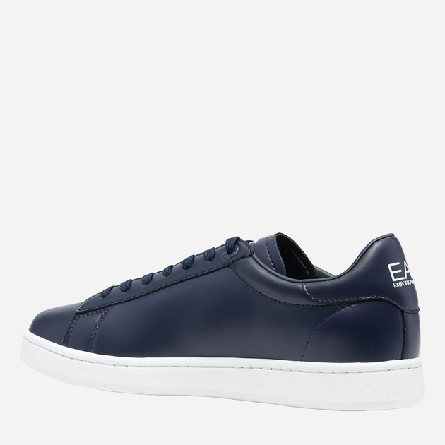 Sneakersy męskie do kostki EA7 EA7X8X001XCC5100285 45 Niebieskie (8054709252507) - obraz 3