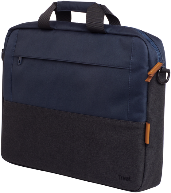 Torba na laptopa TRUST Lisboa 16" Czarny/Niebieski (8713439249804) - obraz 5