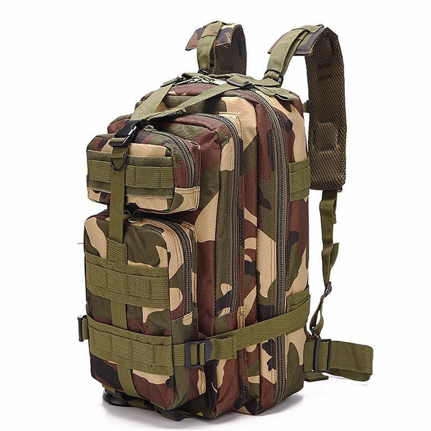 Тактичний рюкзак 25 літрів колір камуфляж - изображение 2
