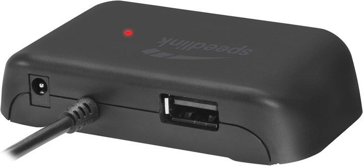 USB-хаб SPEEDLINK SNAPPY EVO 4-port Passive USB 2.0 Black (SL-140004-BK) - зображення 2