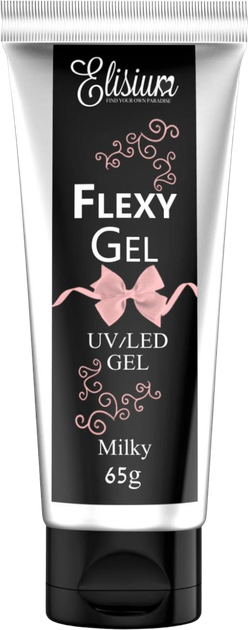 Przedłużanie paznokci Elisium Flexy Gel Milky 65 g (5902539707731) - obraz 1