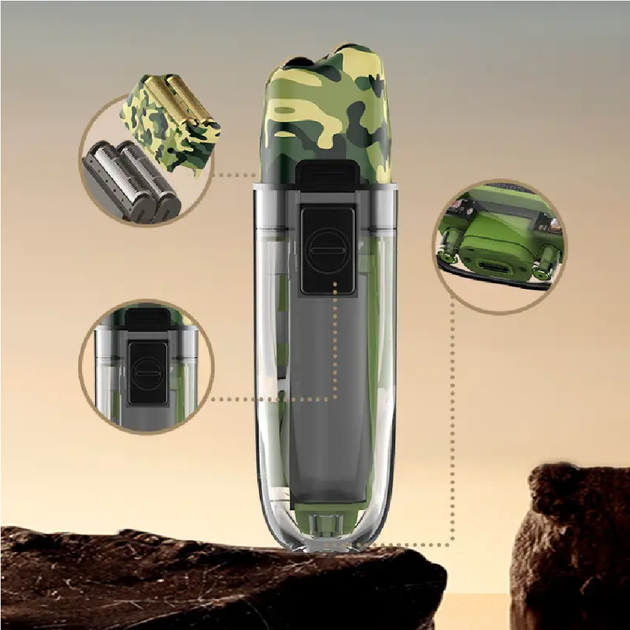 Электробритва Kemei Military Shaver (KM-TX7) - Фото 6 Электробритва Kemei Military Shaver (KM-TX7) - изображение 6