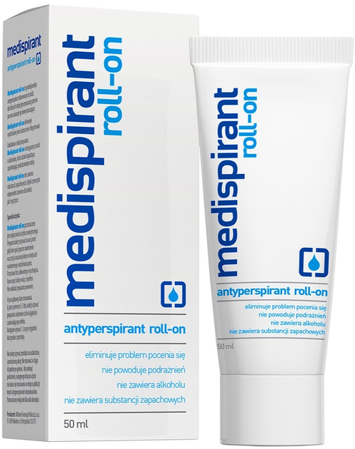 Antyperspirant Medispirant Roll-On 50 ml (5906071043166) - obraz 1