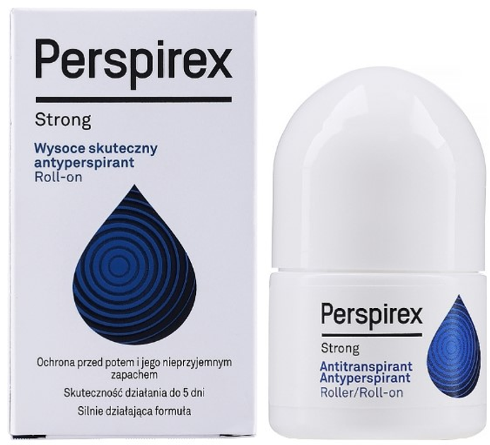 Antyperspirant Perspirex Strong Roll-On dla najsilniejszej ochrony 20 ml (5701943100936) - obraz 1