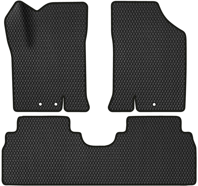 Акция на EVA килимки EVAtech в салон авто для Hyundai ix20 2010-2018 1 покоління Htb EU 3 шт Black от Rozetka