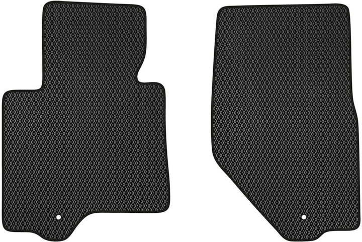 Акція на EVA килимки EVAtech в салон авто передні для Infiniti QX50 (J50) Restyling 2015-2017 1 покоління SUV EU 2 шт Black від Rozetka