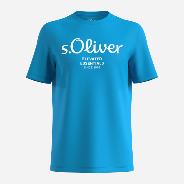 Футболка чоловіча s.Oliver 10.3.11.12.130.2141458-62D1 M Синя (4099975042821) - зображення 4