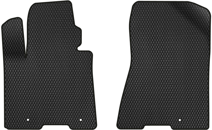 Акція на EVA килимки EVAtech в салон авто передні для Kia Sportage (QL) 2016-2021 4 покоління SUV USA 2 шт Black від Rozetka