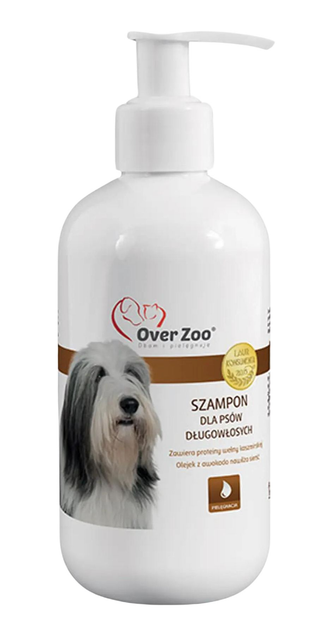 Szampon dla długowłosych psów Over Zoo 250 ml (5901157040275) - obraz 1