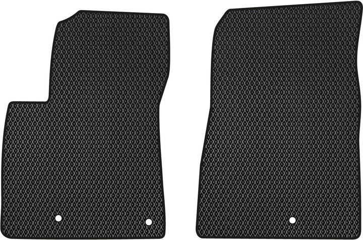 Акція на EVA килимки EVAtech в салон авто передні для Kia Niro (DE) Plug-in Hybrid 2016-2021 1 покоління SUV Korea 2 шт Black від Rozetka